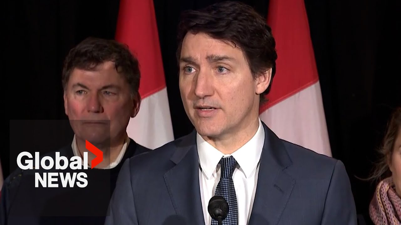 Trudeau promises “dollar-for-dollar” response if Trump tariffs Canada | FULL