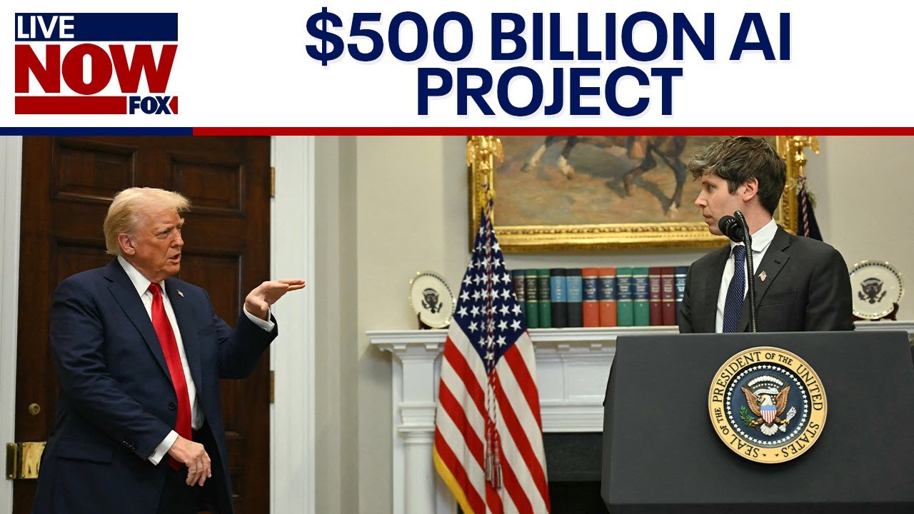Trump announces $500 billion ‘Stargate’ AI infrastructure project | LiveNOW from FOX