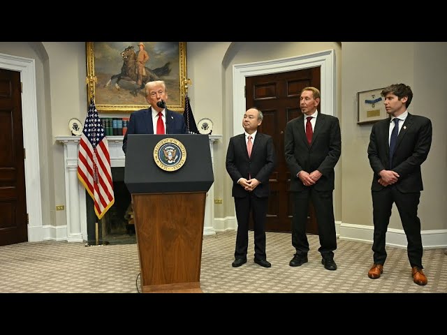 Trump Announces AI Venture With SoftBank, Oracle, OpenAI