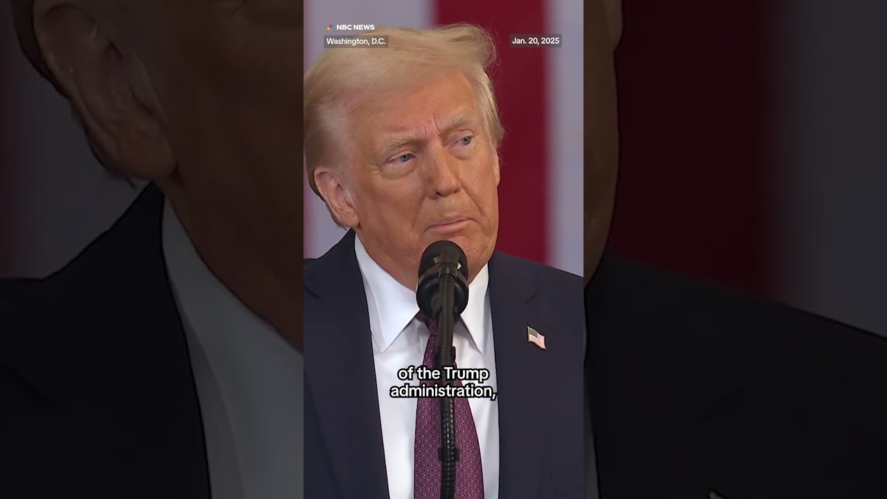 Trump says he’ll always ‘put America first’ in inaugural speech