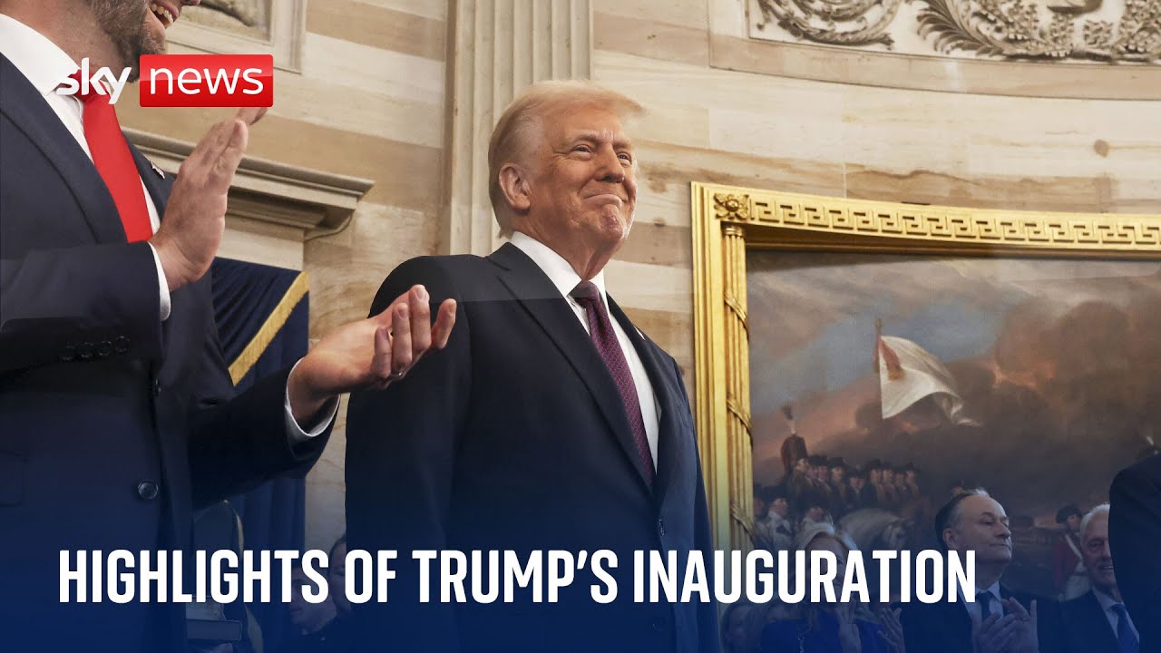 Trump’s inauguration: A look back at the best bits