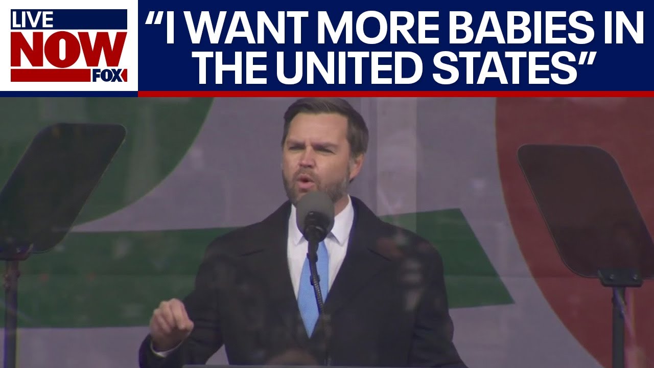 VP JD Vance speaks at Mach For Life rally: “I want more babies in the US” | LiveNOW from FOX