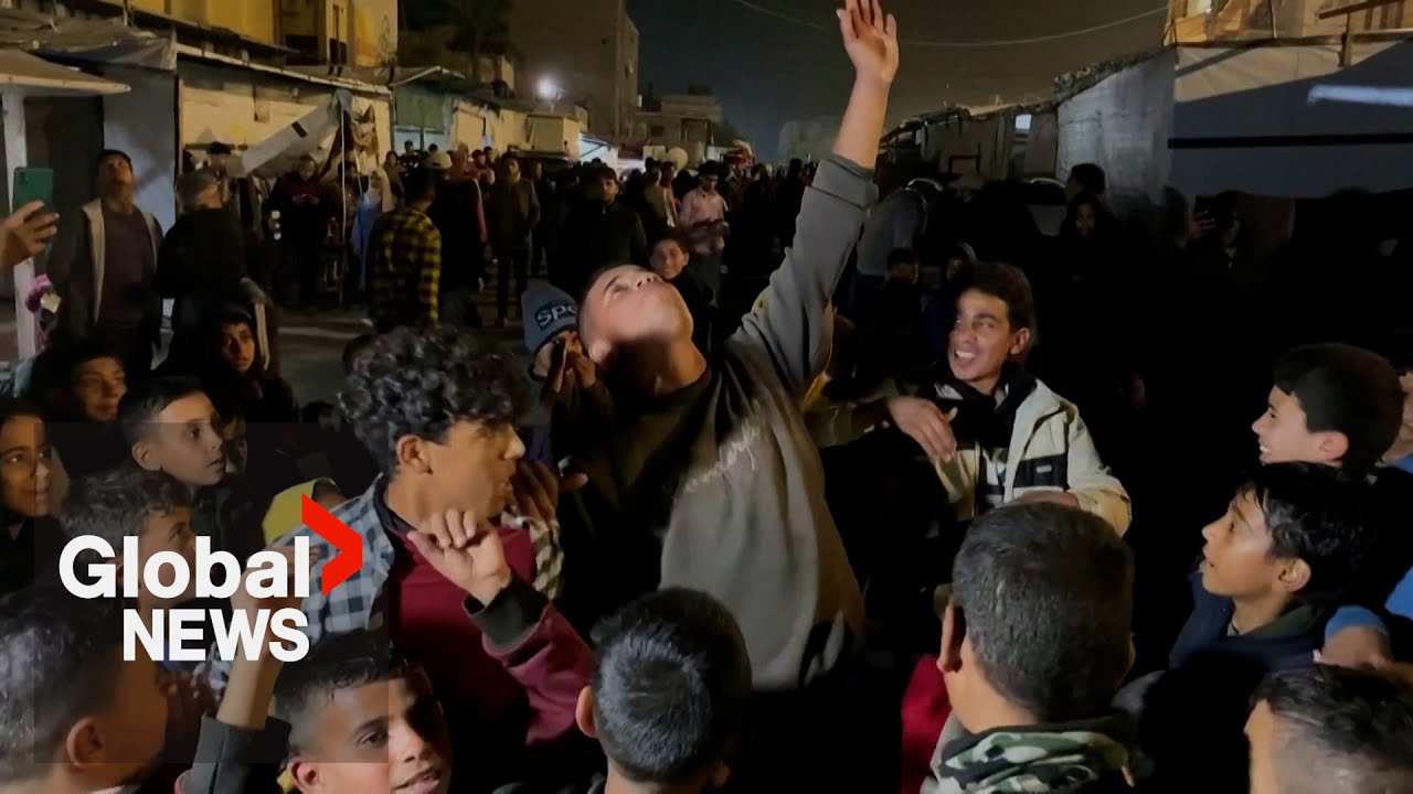 “We want to sleep restfully”: Gazans, Israelis celebrate ceasefire deal