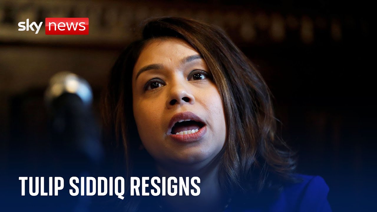 What allegations is former Treasury minister Tulip Siddiq facing?