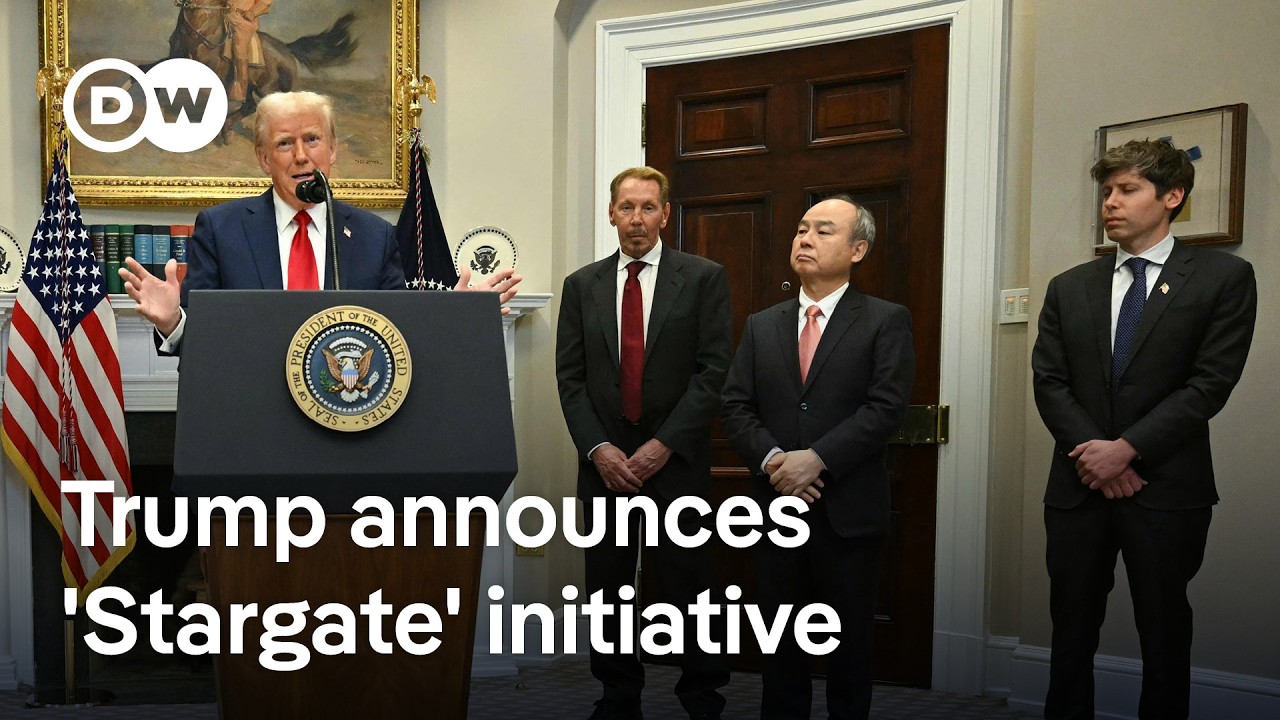 What’s behind Donald Trump’s $500 bn ‘Stargate’ AI announcement? | DW News