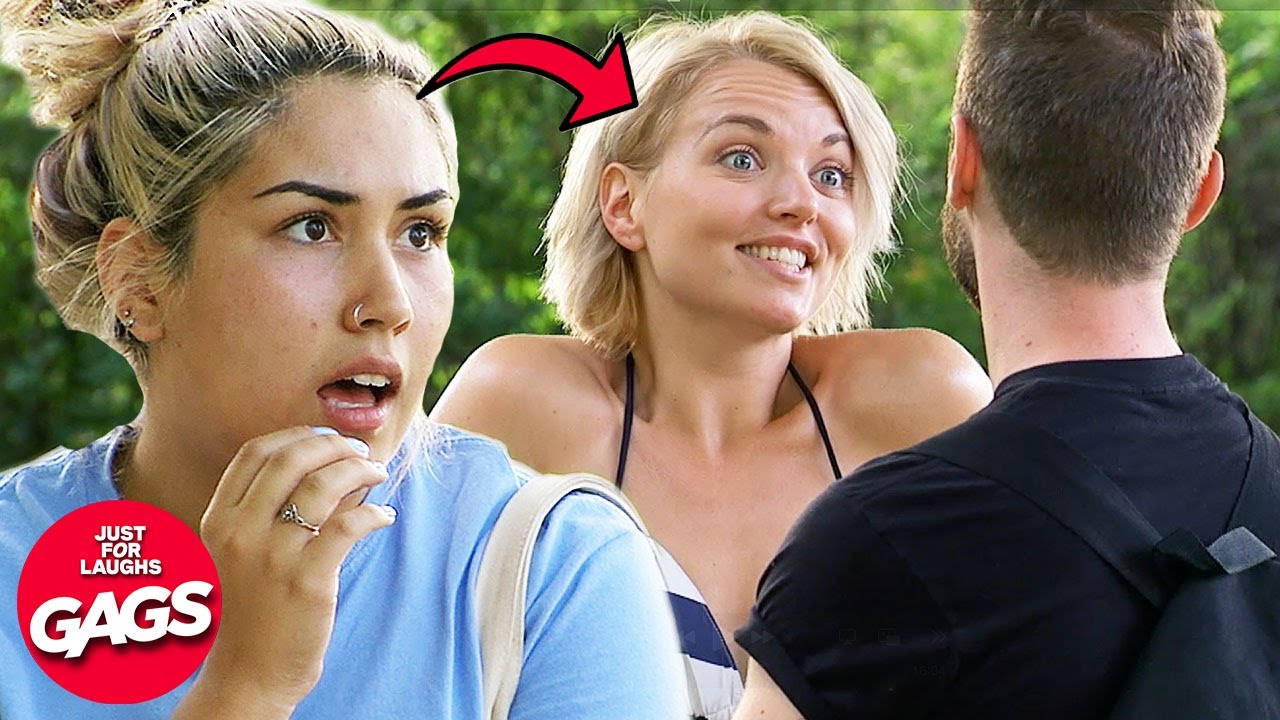 Wife Tests Her Husband With Bikini Model | Just For Laughs Gags