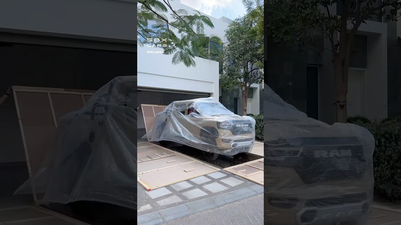 $3,500 Chinese Dodge RAM head-to-head against a $100,000 Dodge Ram 👀 #vehicles #cars #test