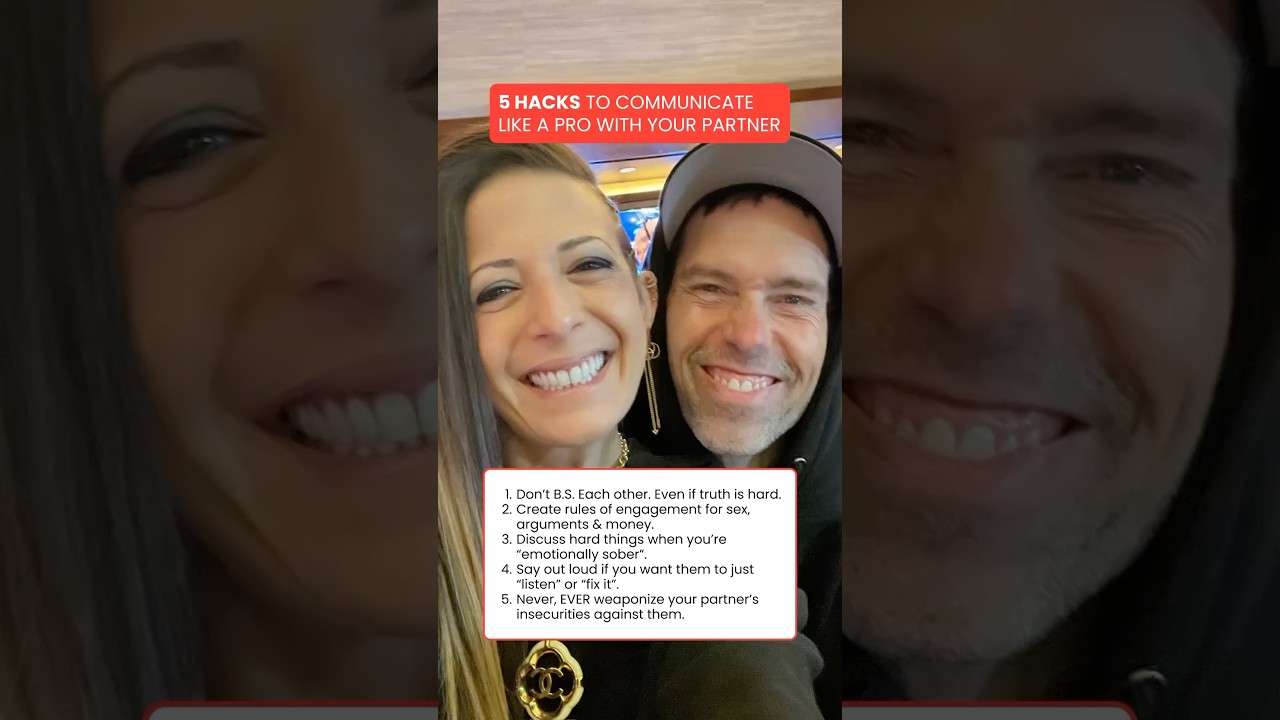 5 Hacks to Communicate like a PRO with your Partner | Tom and Lisa Bilyeu