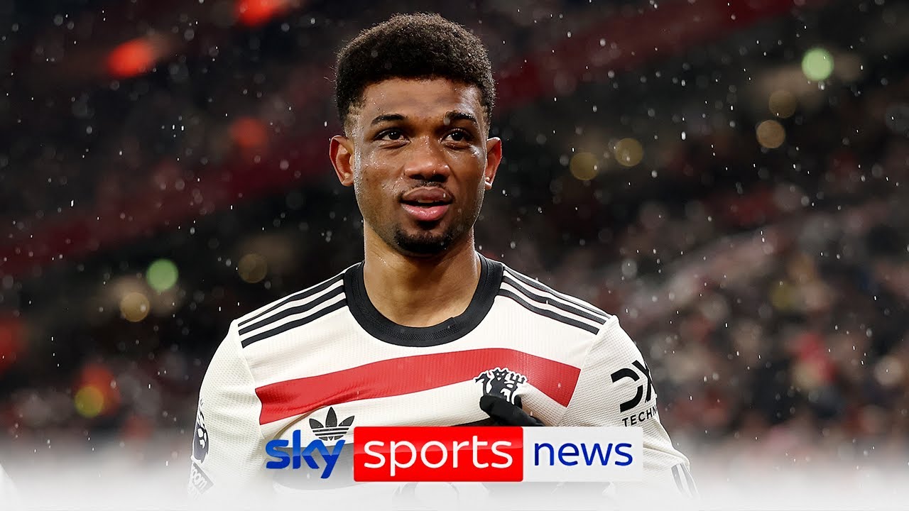 Amad Diallo expected to be out for weeks after sustaining an ankle ligament injury in training