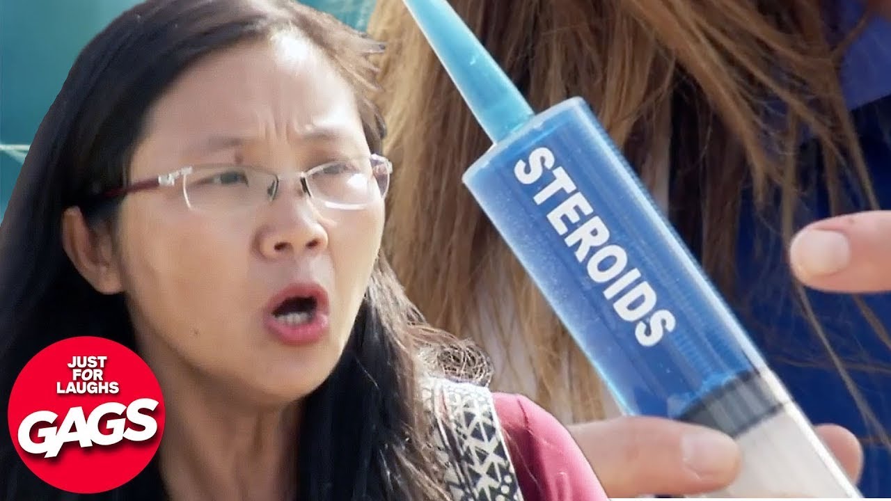 American Super Chicken Solves Egg Shortage | Just For Laughs Gags