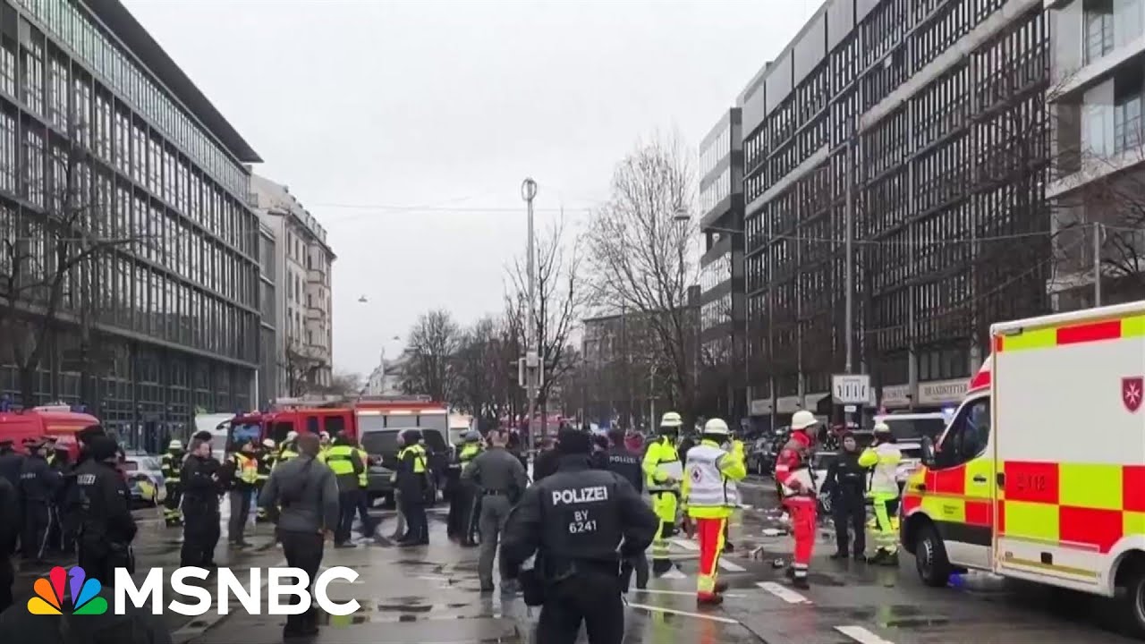 At least 28 injured after car drives into crowd in Munich