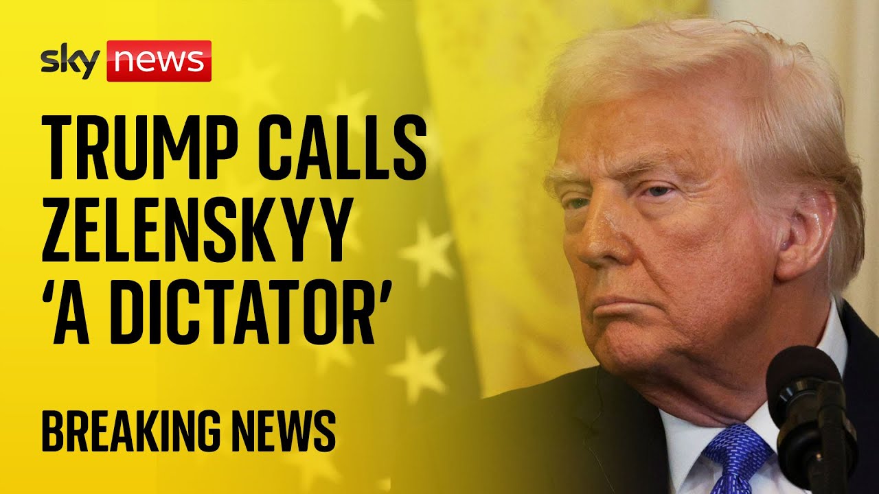 BREAKING: Trump calls Zelenskyy a ‘dictator’ & ‘modestly successful comedian’