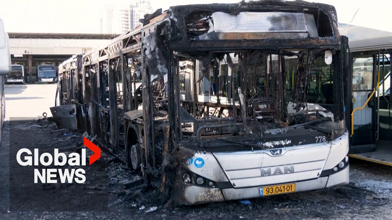 Buses explode near Israel’s Tel Aviv in series of detonations