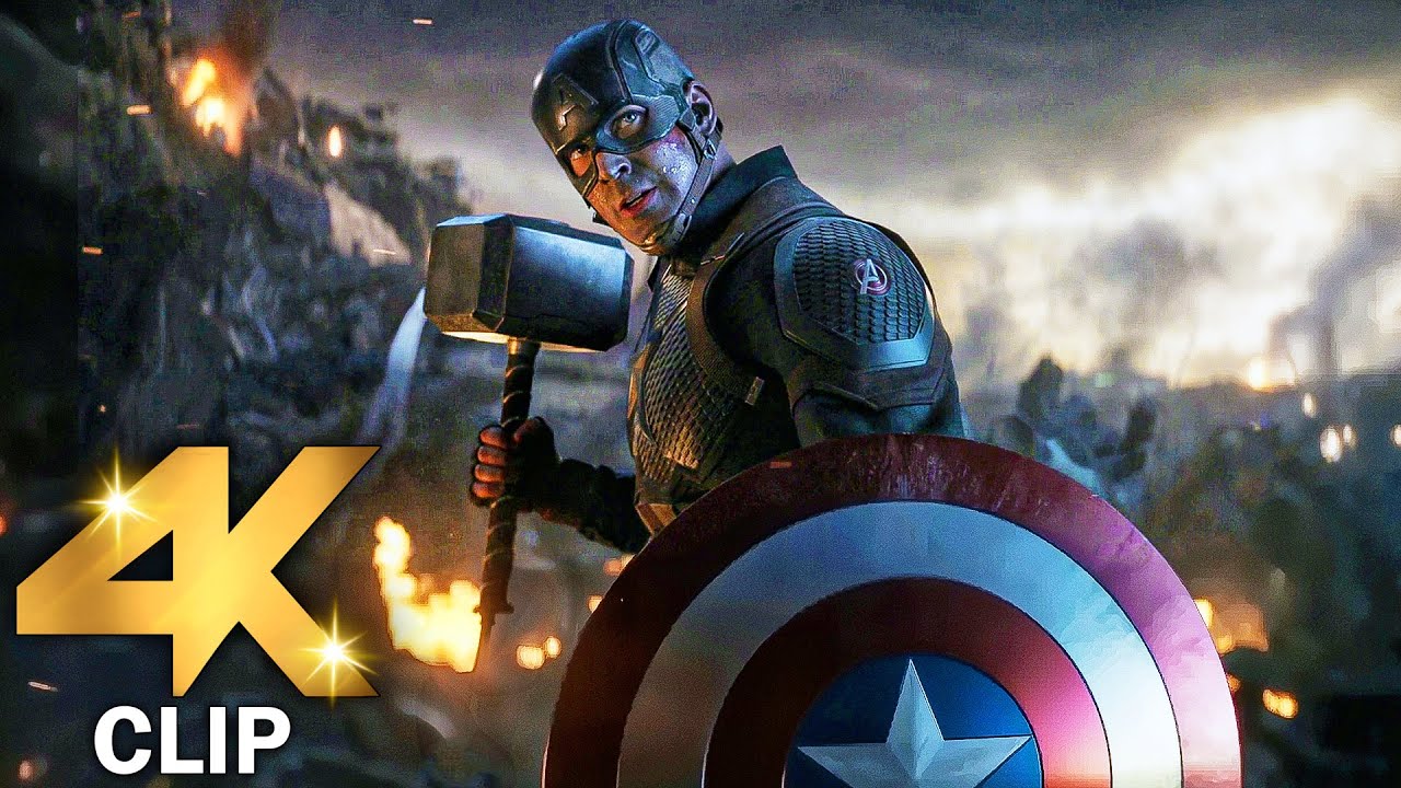 Captain America Vs Thanos – Fight Scene | AVENGERS 4 ENDGAME (2019) Movie CLIP 4K