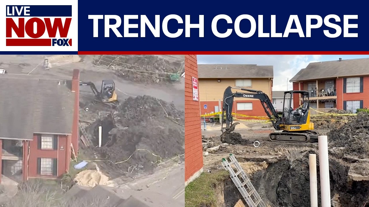 Construction worker dies after trench collapse in Houston | LiveNOW from FOX