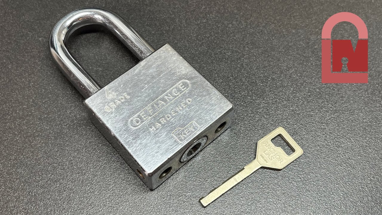 Defiance Grade 4 Padlock with Anchor Las Core – Pick and Gut