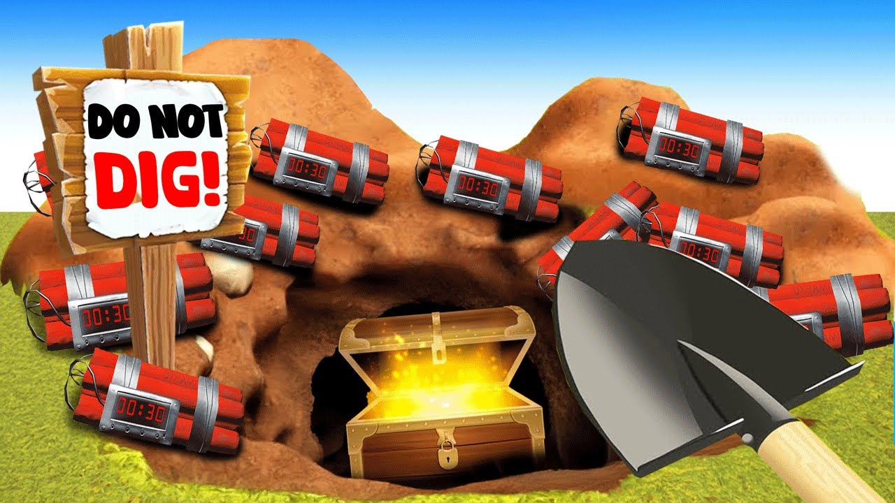 Digging STRAIGHT DOWN To See What Happens