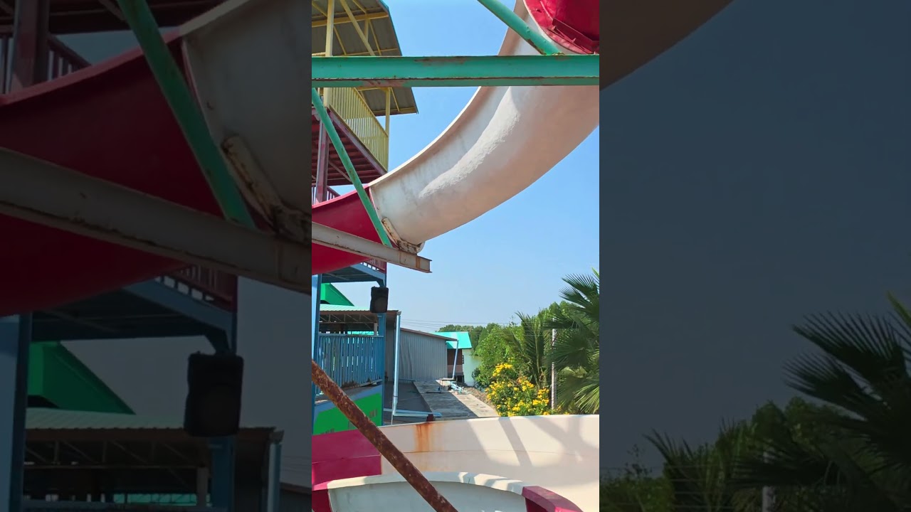 Dirty Water Slide at Khlong Khon Water Park 🇹🇭