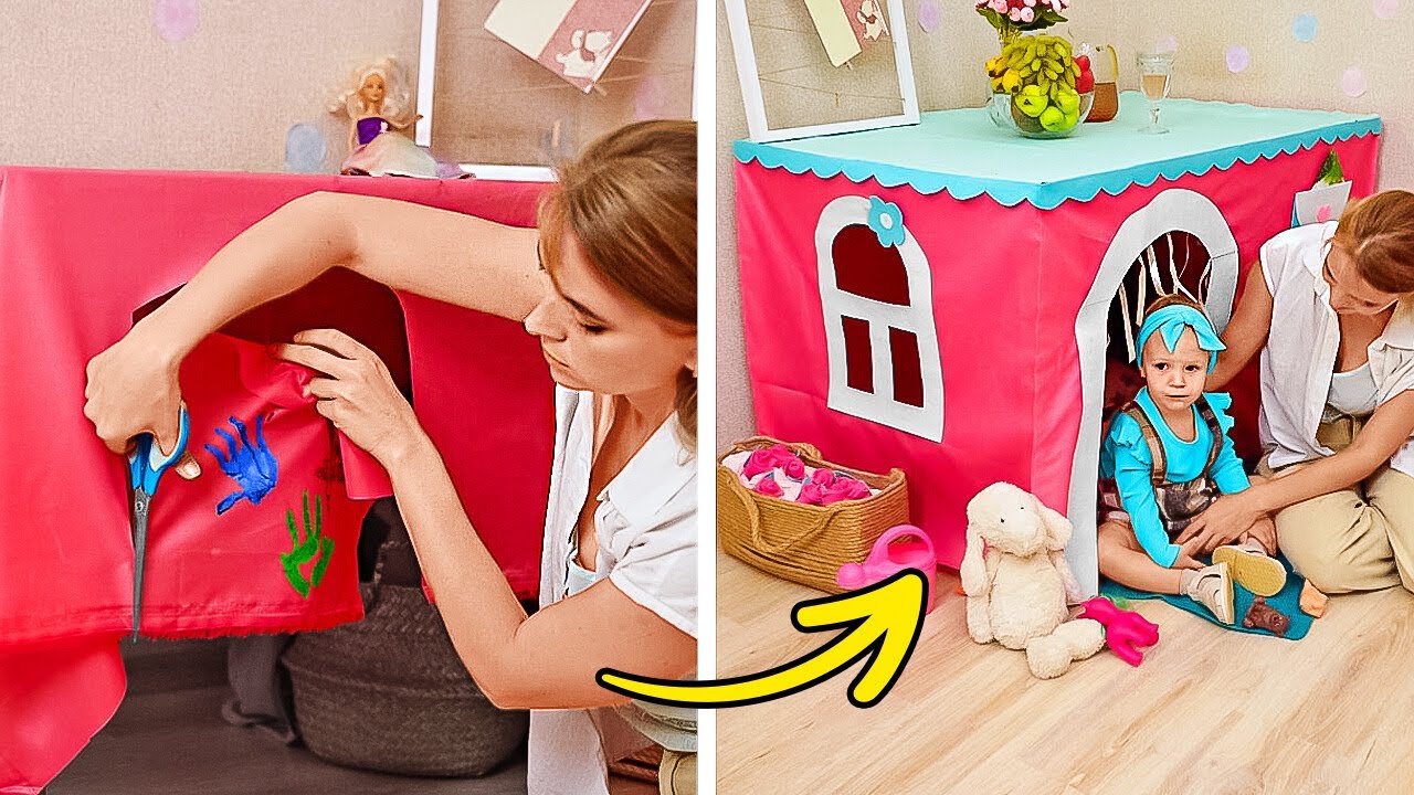 ❤️ DIY Playhouse Magic: Surprise Your Toddlers with Creative Builds