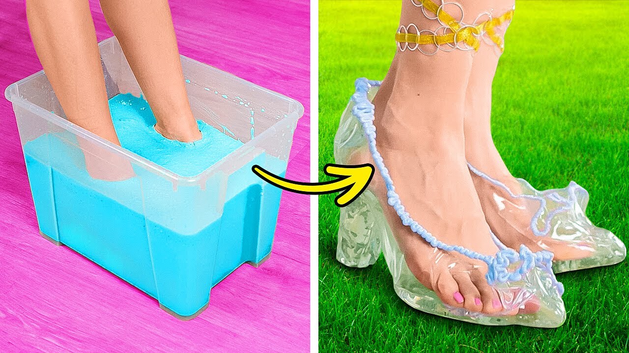DIY SHOES AND CLOTHES 👠👕 Fantastic Feet Hacks & Craft Ideas 🌟