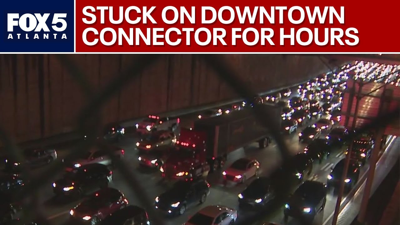 Drivers stuck for hours on Downtown Connector | FOX 5 News