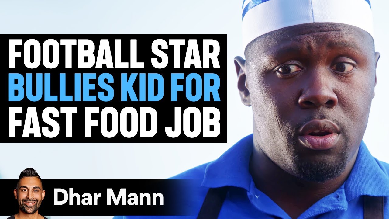 Football Star BULLIES TEEN For FAST FOOD JOB | Dhar Mann Studios