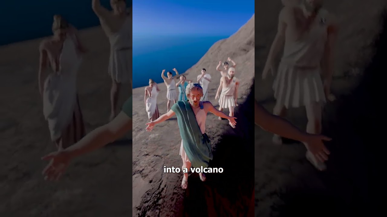 He Willingly Jumped Into A Volcano 😱