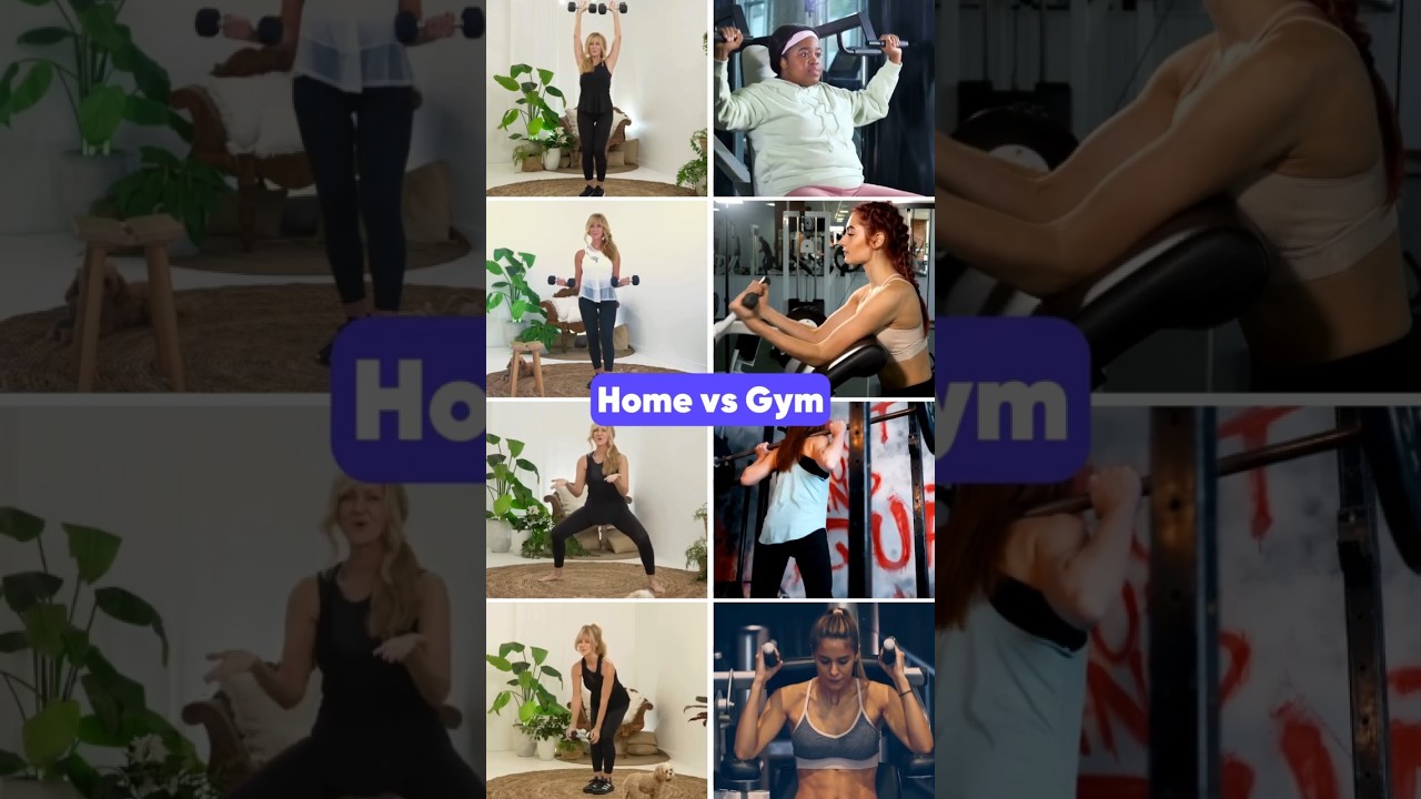 Home vs Gym Workouts #shorts #fabulous50s