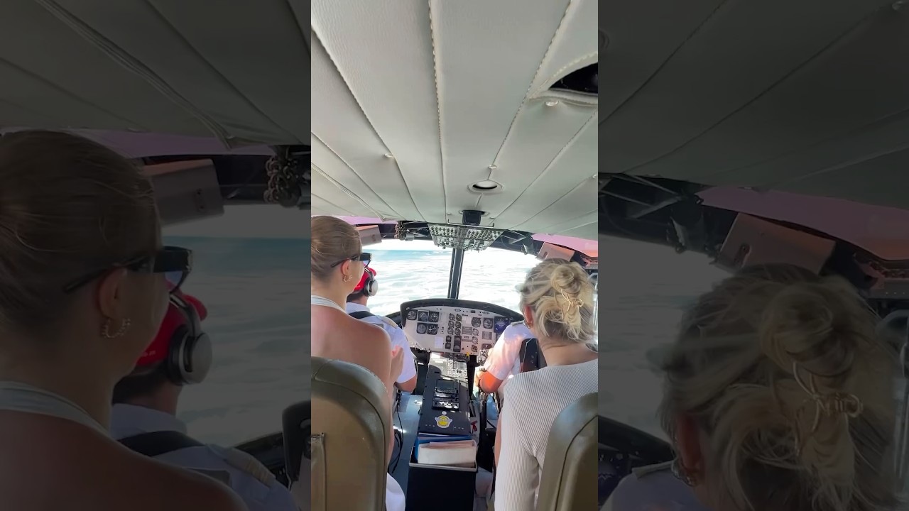 How is everyone so relaxed?! 🫣 #flying #plane #ocean