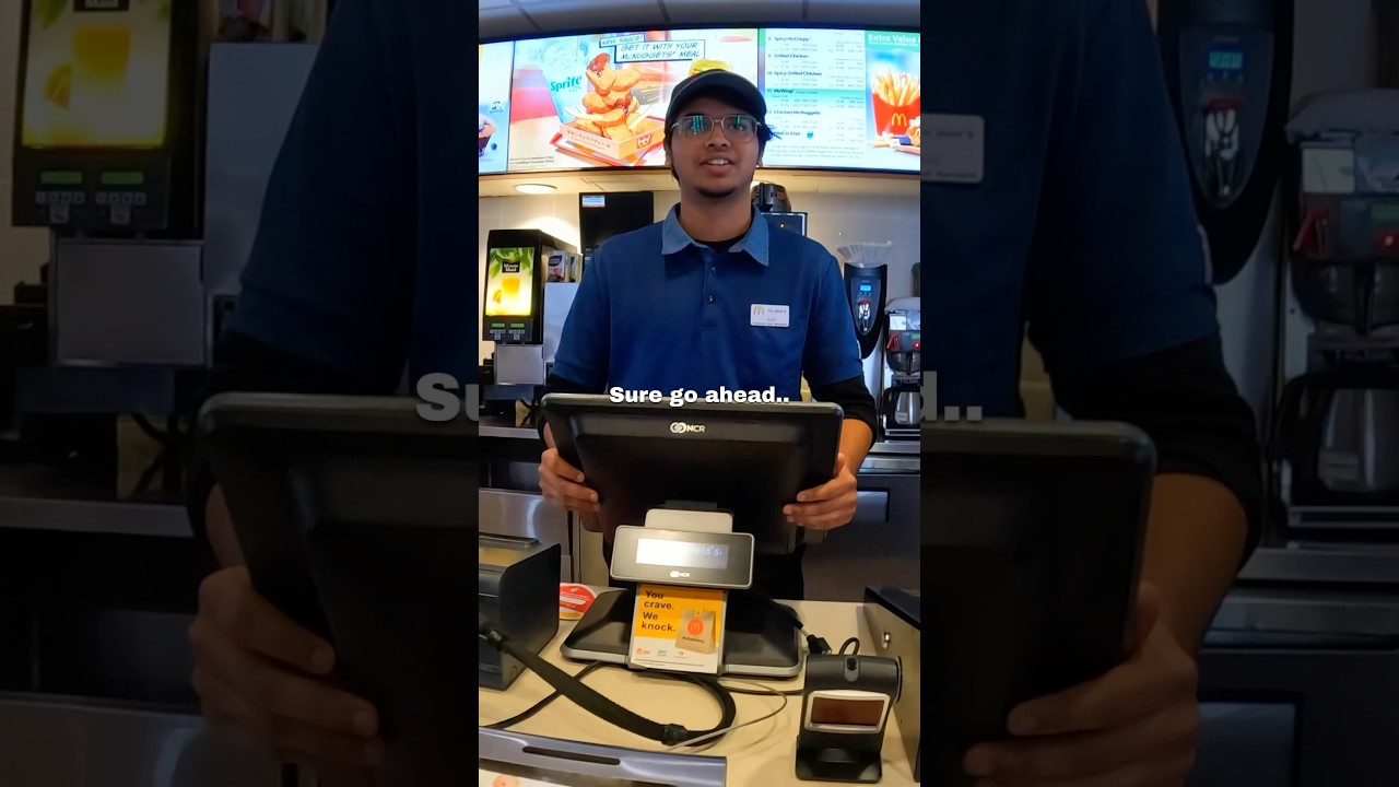 I bought a rap from McDonald’s 🥹❤️