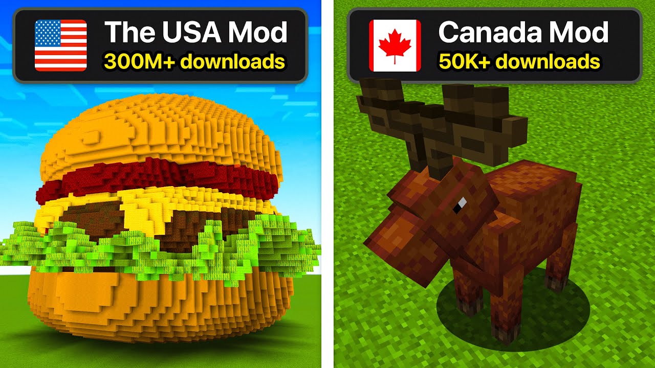 I Tried Minecraft Mods From Every Country