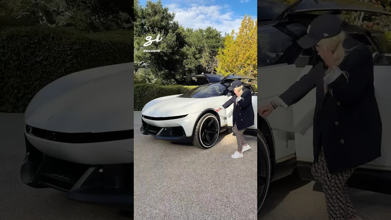 It has roof wing doors and a wine cooler in the back 😱 #pininfarina #supercars #vehicles