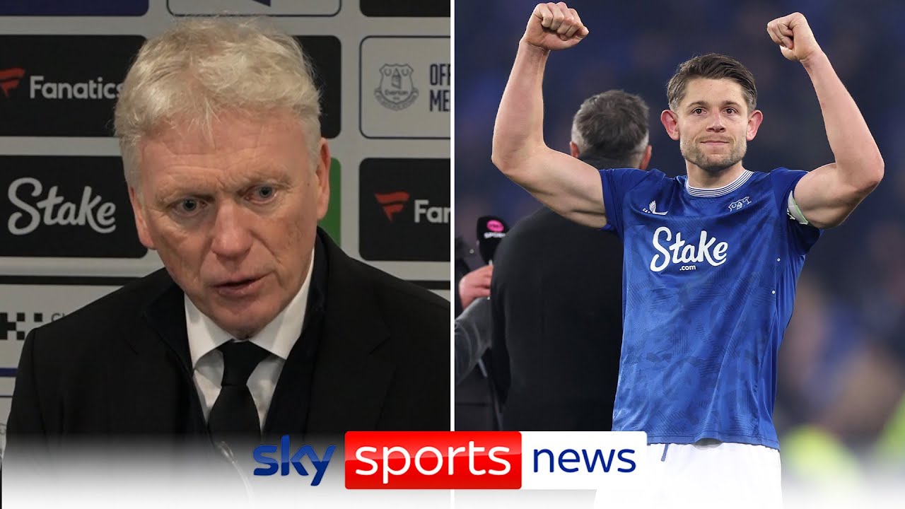 “It was mayhem” | David Moyes on dramatic derby after James Tarkowski’s 97th minute leveller