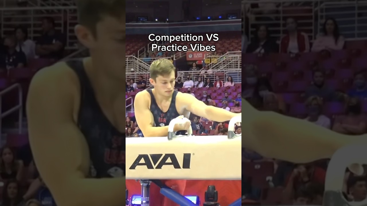 It’s so different during practice 🤣 #gymnastics #gymnastics #olympics #sports #olympic #funny #lol