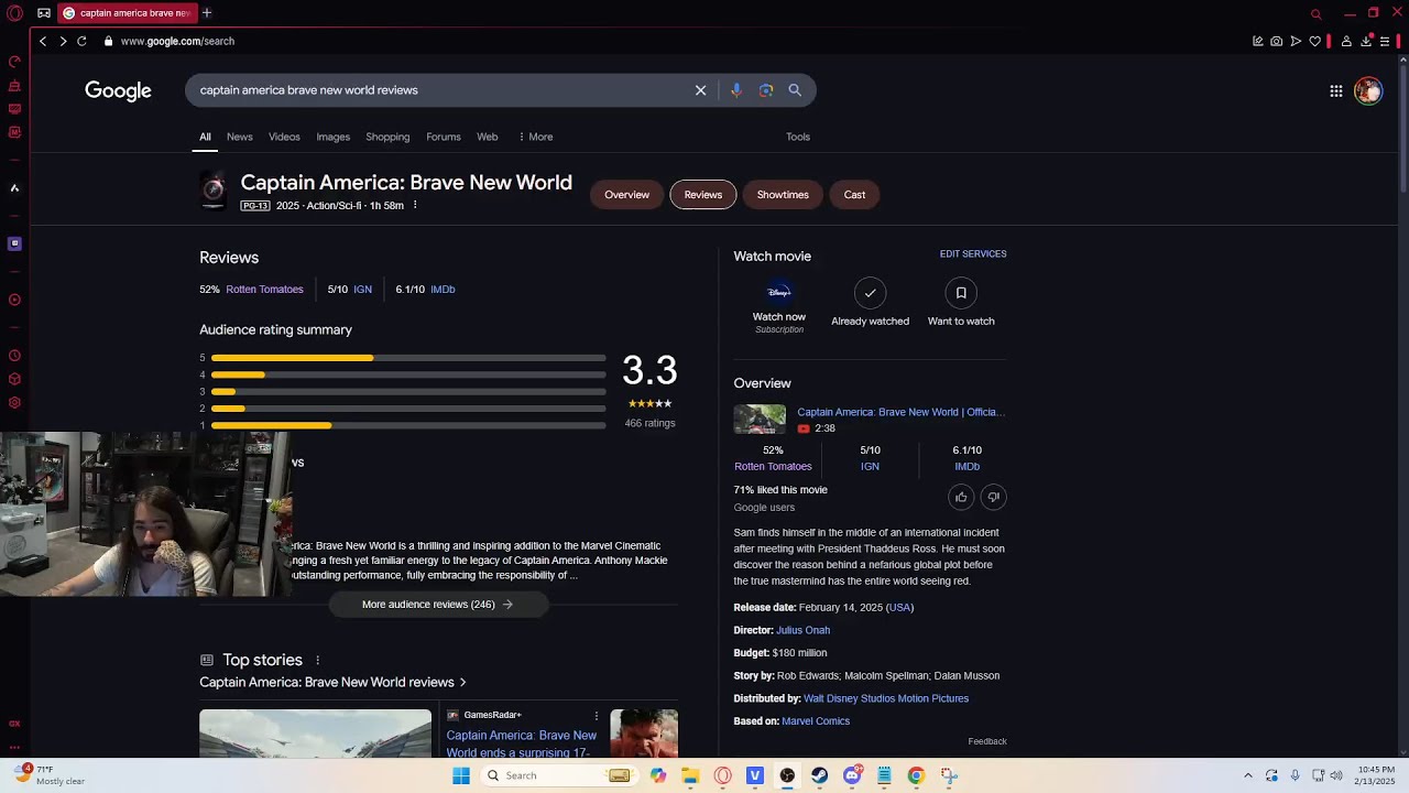 Just saw captain america
