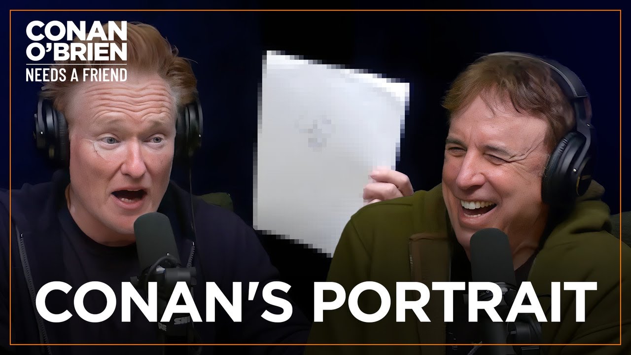 Kevin Nealon Draws A Picture Of Conan | Conan O’Brien Needs A Friend