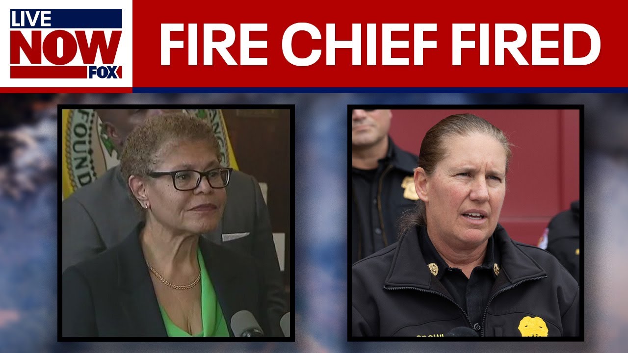 LA Mayor Karen Bass fires LAFD chief over wildfire response | LiveNOW from FOX