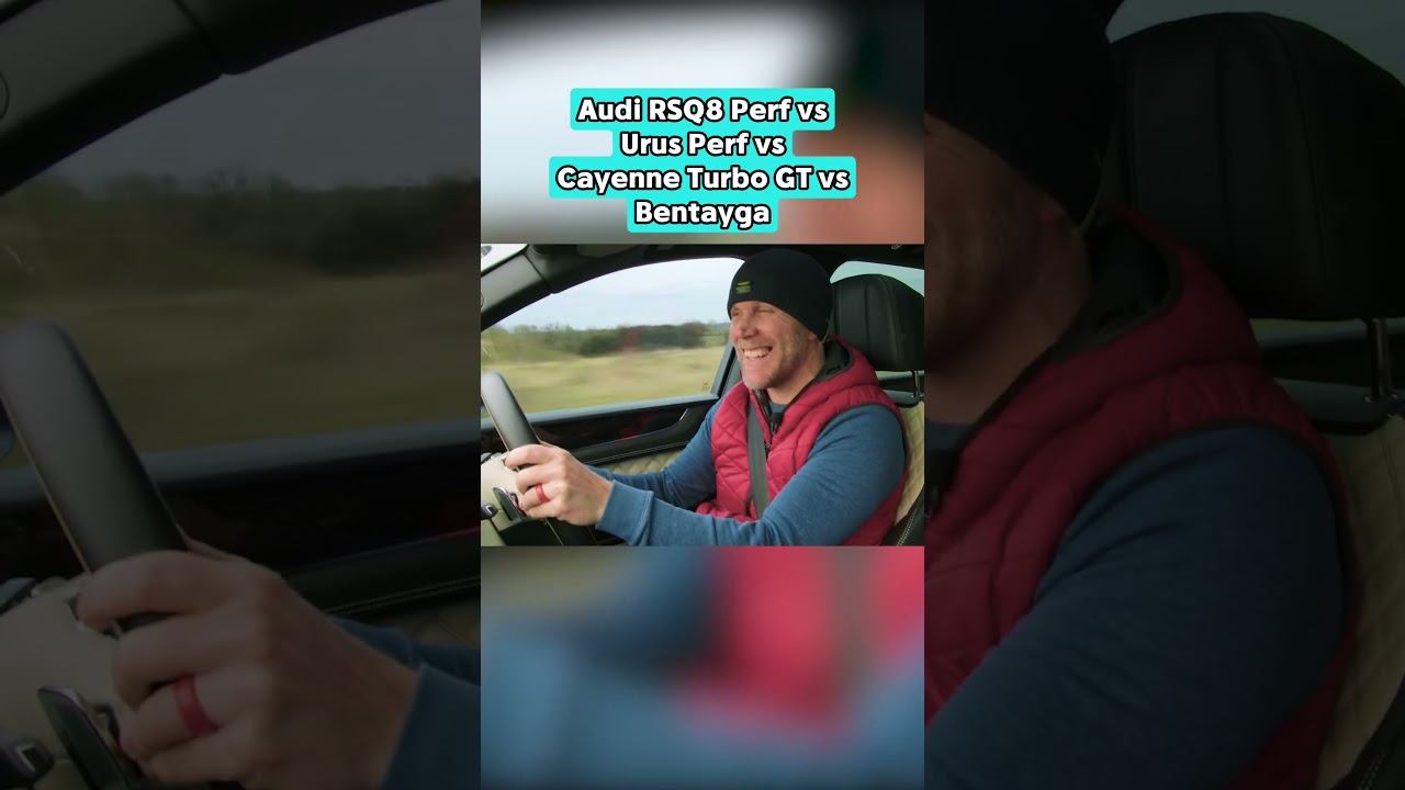 Lambo vs Audi vs Porsche vs Bentley!