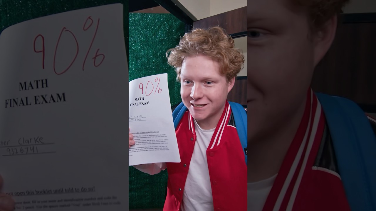 LIES ABOUT TEST SCORE… Instantly Regrets It