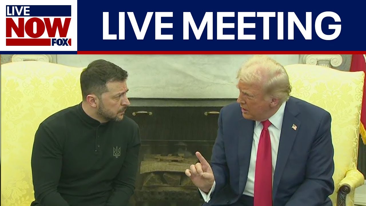 LIVE NOW: Trump and Zelenskyy meeting, heated exchange reported