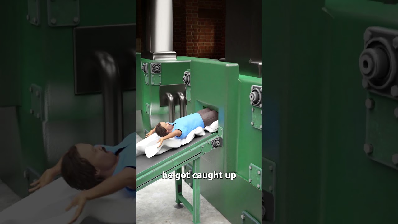 Man Trapped In Industrial Dryer 😱