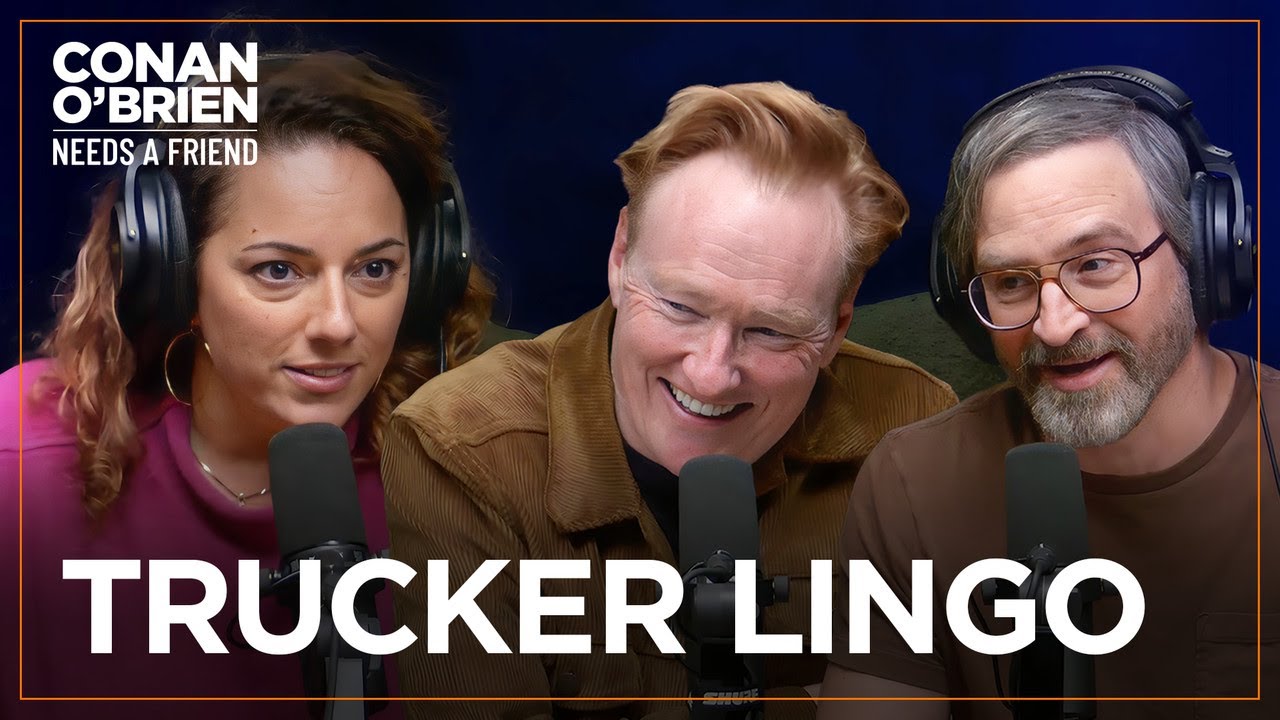 Matt Gourley Tests Conan & Sona’s Knowledge Of Trucker Slang | Conan O’Brien Needs A Friend