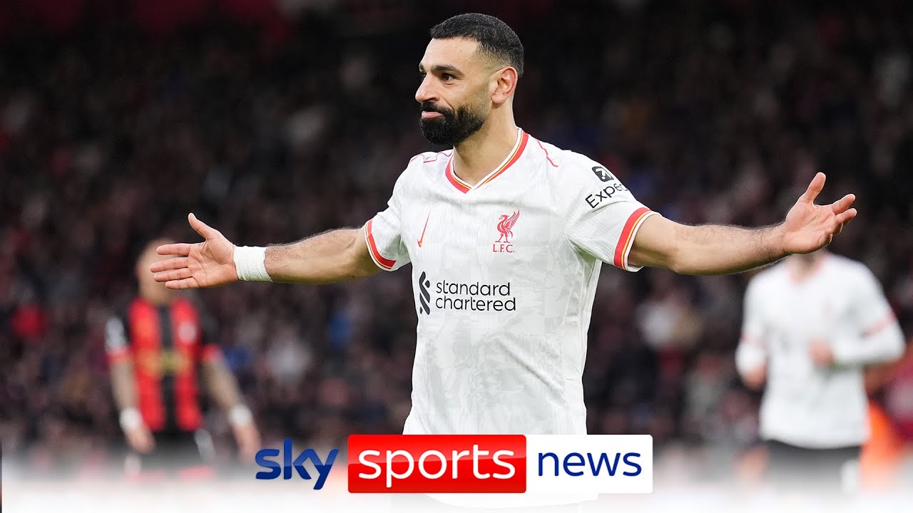 Mohamed Salah scores double as Liverpool stretch lead at top to nine points