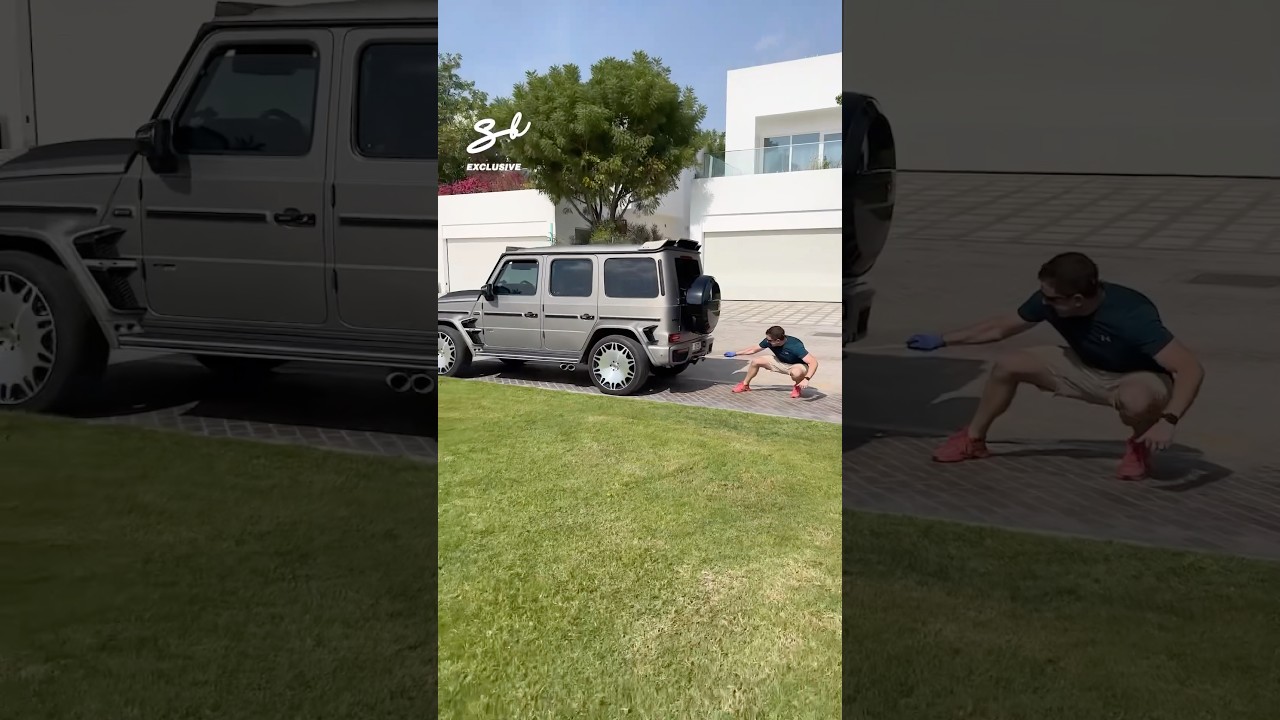 Nate thinks he’s the world’s strongest man 😂 #cars #funny #challenge