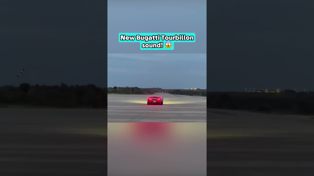 NEW Bugatti Tourbillon revs & launch!