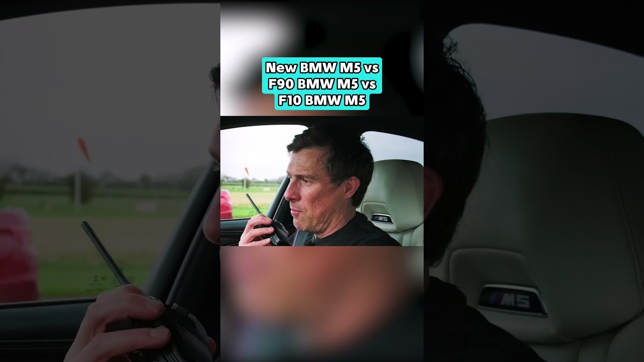 New vs old BMW M5! *both stock*