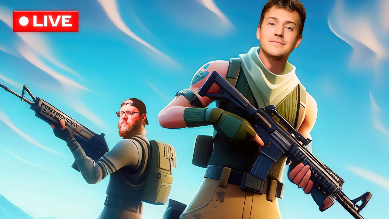 🔴 Ninja Carries His Brother in Fortnite (Like Always)