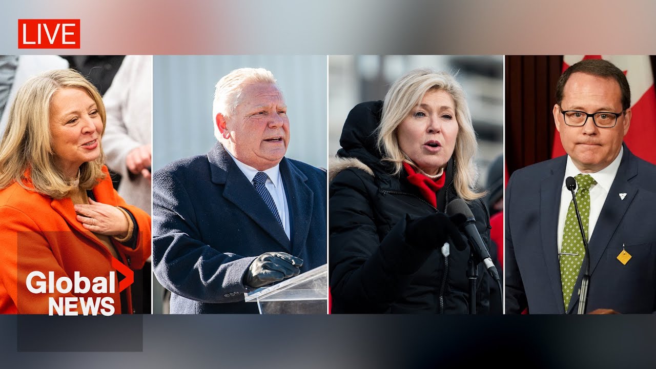 Ontario votes: 4 party leaders set to clash in final debate before election day | LIVE