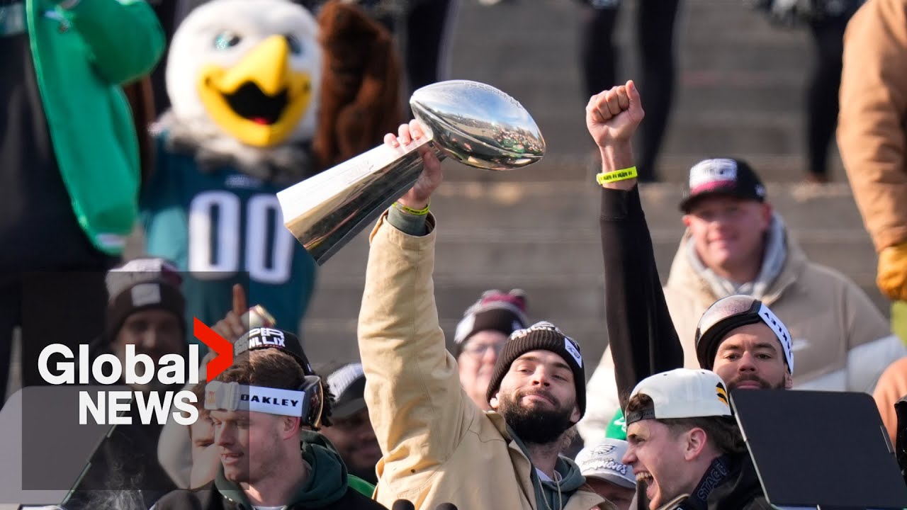 Philadelphia Eagles victory parade after Super Bowl win | FULL