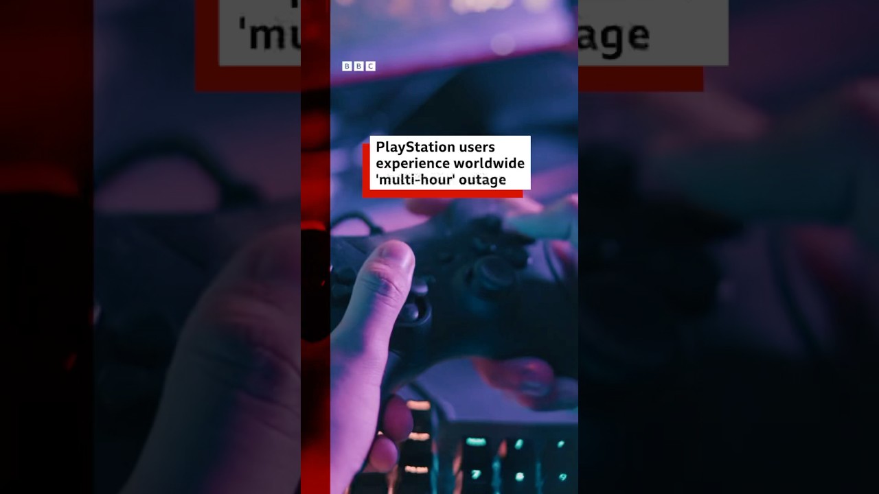 PlayStation users experience ‘multi-hour’ outage. #PlayStation #BBCNews